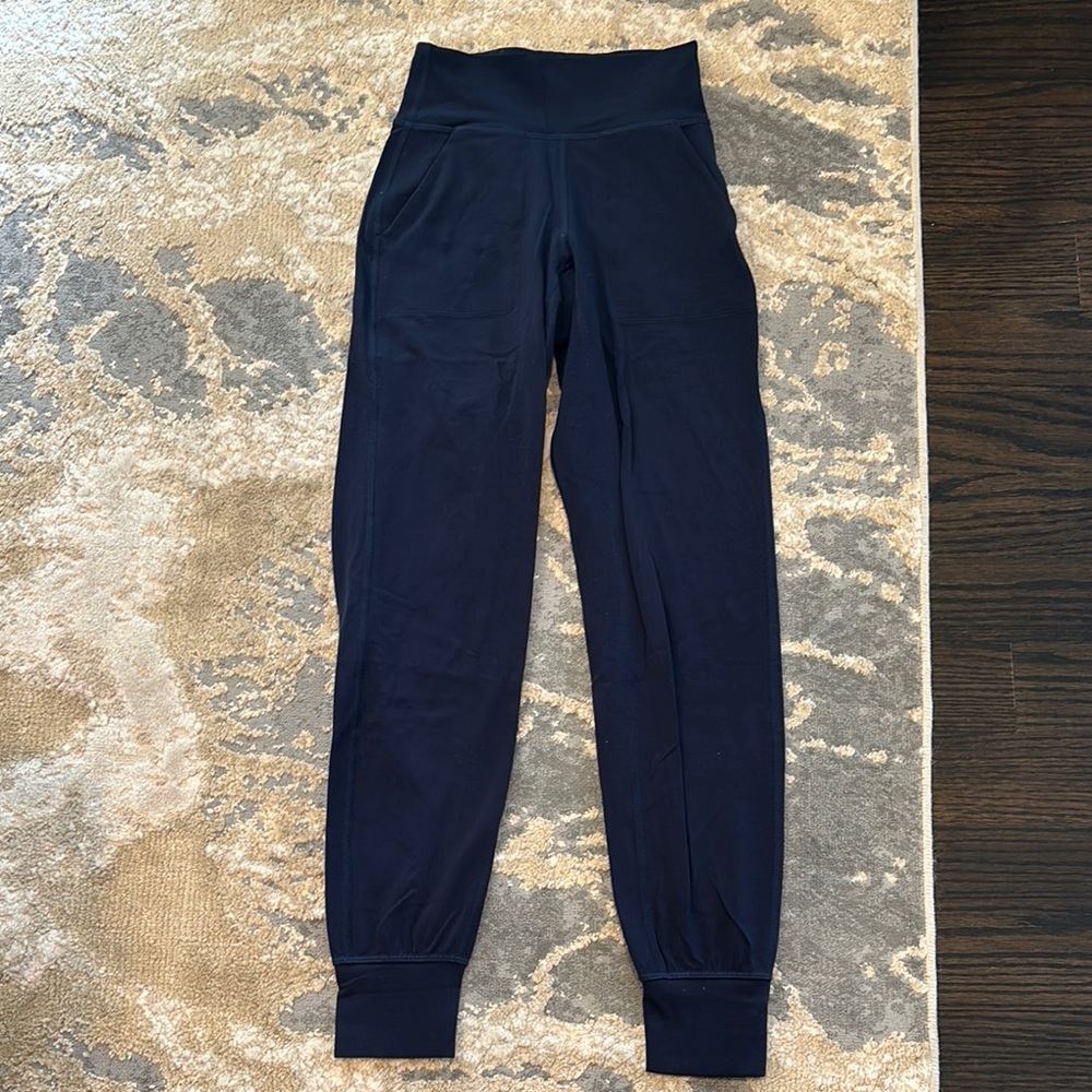 Lululemon Navy High-Waisted Joggers